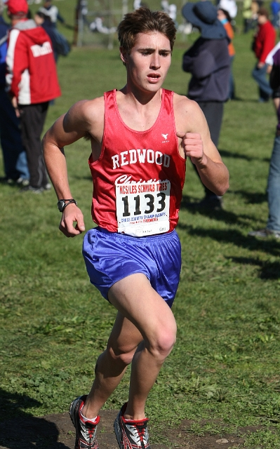 NCS XC D5 Boys-071.JPG - 2009 North Coast Section Cross Country Championships, Hayward High School, Hayward, California